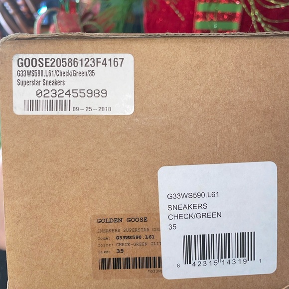 Golden Goose sneakers check/green - Picture 6 of 8